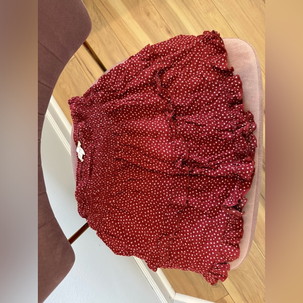 Pacsun Red Mini Skirt